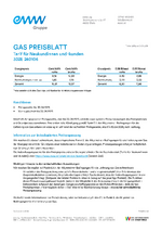 eww Gas Preisblatt 2023