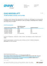 eww Gas Indexblatt 2023