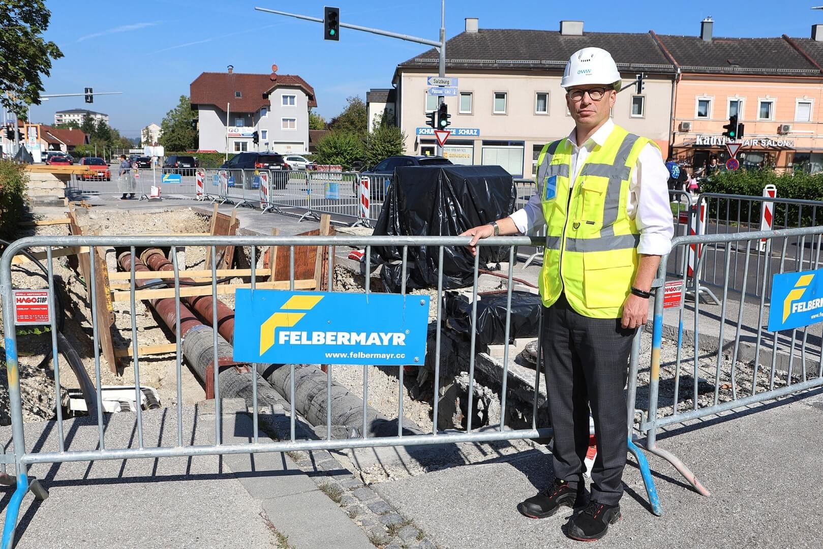 Wolfgang Nöstlinger Fernwärme Baustelle