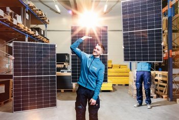 Größe und Leistung PV-Module