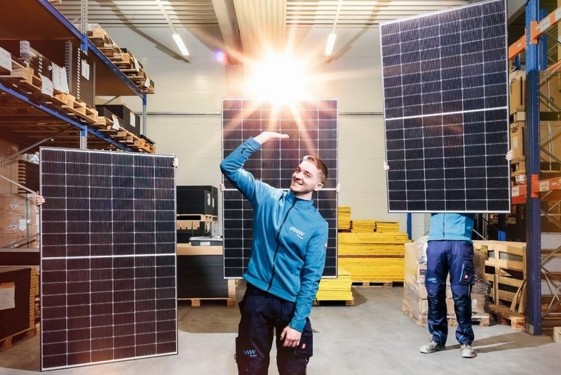 Größe und Leistung PV-Module