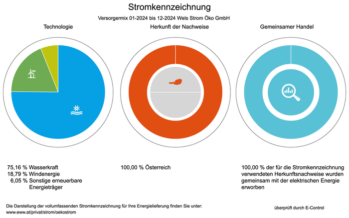 Stromkennzeichnung - Wels Strom Öko GmbH