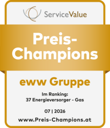 eww Gas Preis-Champion - Siegel