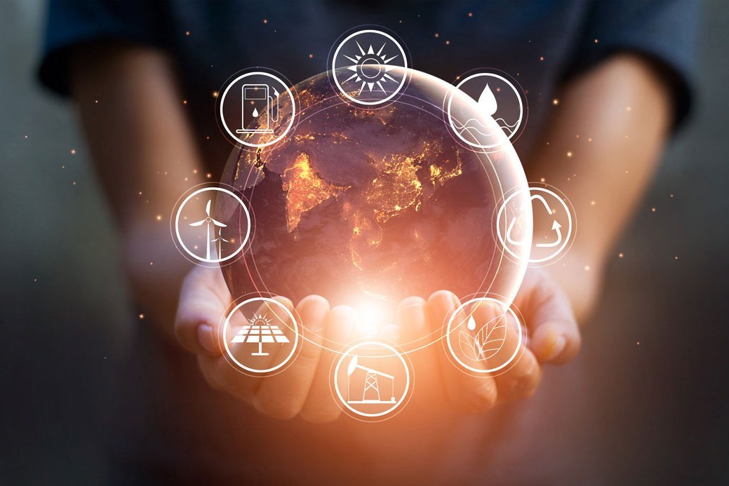 Weltkugel Energie Mix Weltkugel Energie Mix