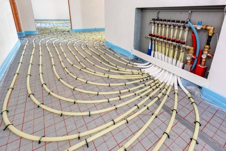 Fußbodenheizung Haus