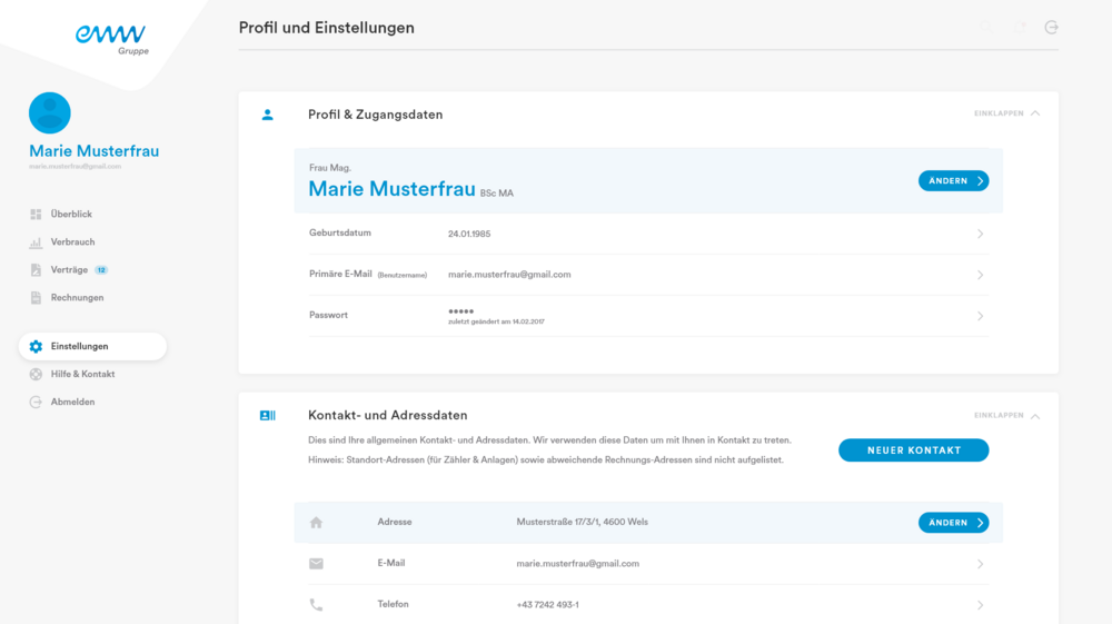 Kundenportal | eww Gruppe
