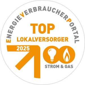 Siegel Top Lokalversorger 2025 - Strom und Gas