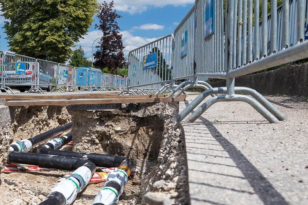 Baustelle in der Dr.-Salzmann-Straße 2025