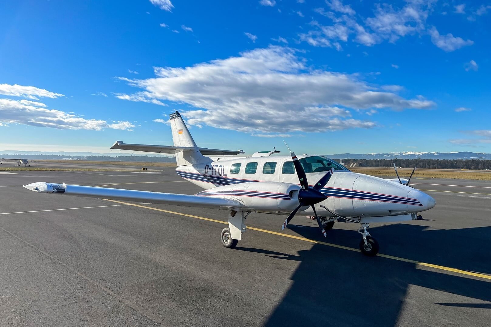 Kleinflugzeug Thermalbefliegung