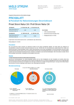 Preisblatt Traun Strom Privat