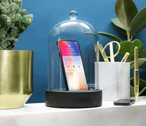 Smartphone Glashaube mit Bluetooth Lautsprecher