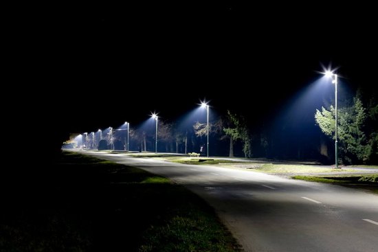 LED Technik Straßenbeleuchtung