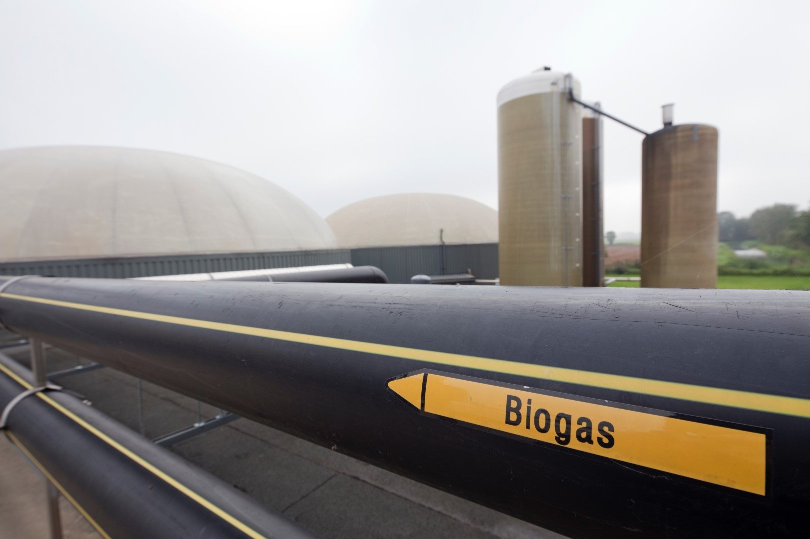 Biogasanlage - Herstellung von Biogas
