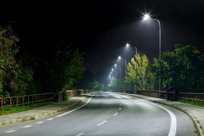 Straßenbeleuchtung für Gemeinde