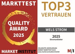 Wels Strom Top Marke - Vertrauen Award