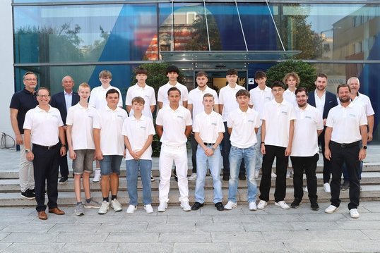 Lehrlinge der eww Gruppe