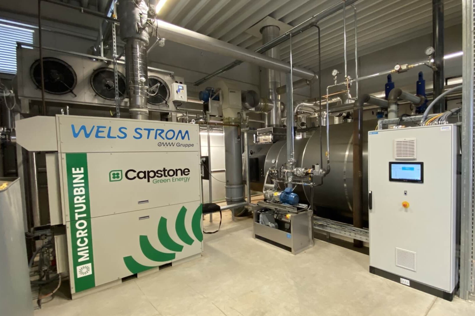 Mikrogasturbine eww eww Mikrogasturbine Capstone