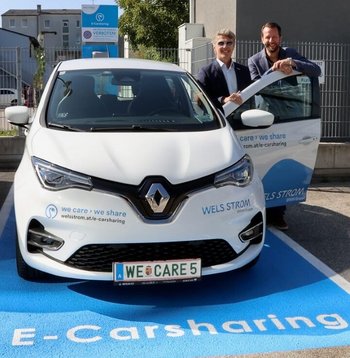 E-Carsharing Bahnhof Wels E-Carsharing Bahnhof Wels