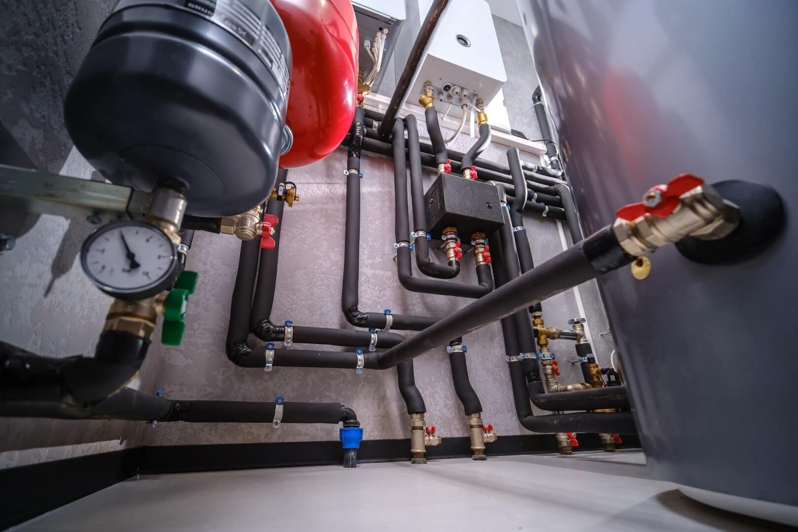 Heiztechnik mit Pufferspeicher
