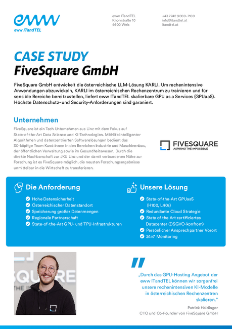 Case Study FiveSquare GmbH