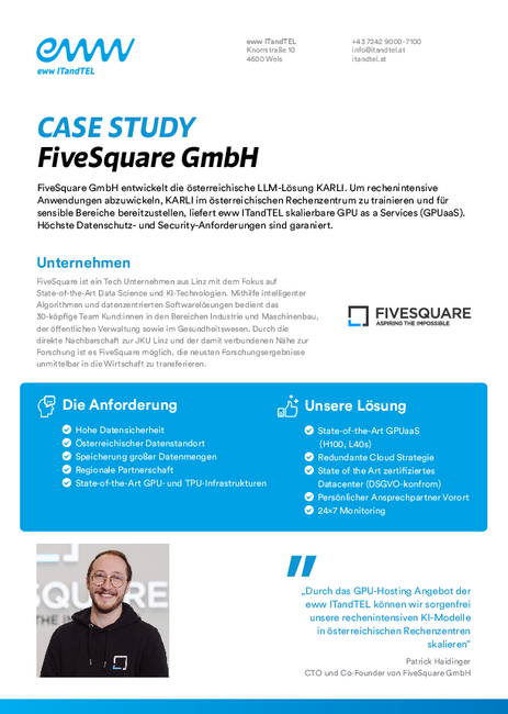 Case Study FiveSquare GmbH