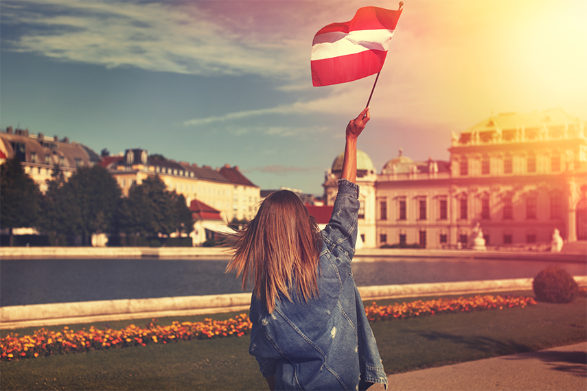 Datenhaltung in Österreich. Bleib daheim, stay at home