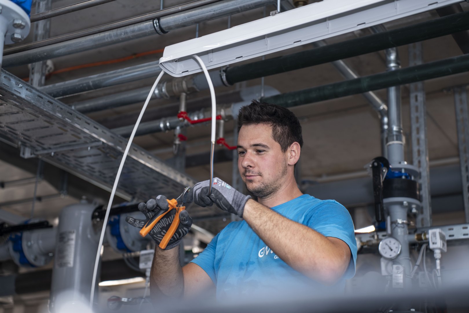 Arbeiter Baustelle Testfuchs